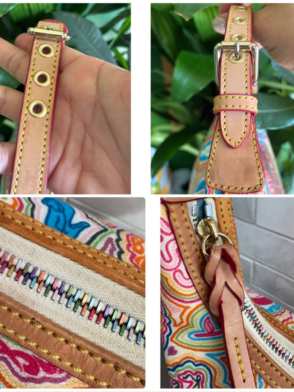 Limited Edition Dooney & Bourke Multicolor Disney Princess Canvas Shoulder Bag - Picture 14 of 14